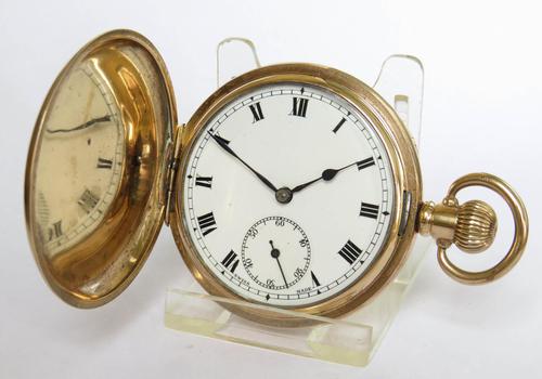 1920s Swiss Full Hunter Pocket Watch (1 of 5)