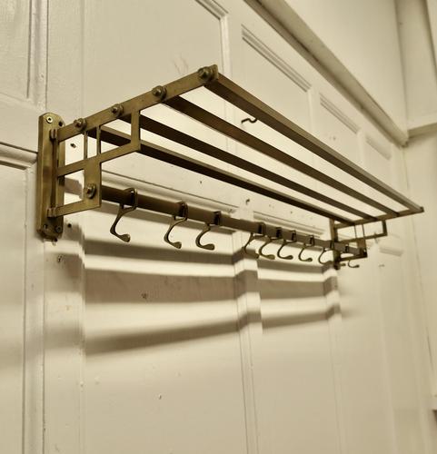 French Art Deco Hat and Coat Rack, Pullman Railway Train Style (1 of 6) French Art Deco Hat and Coat Rack, Pullman Railway Train Style (1 of 6)