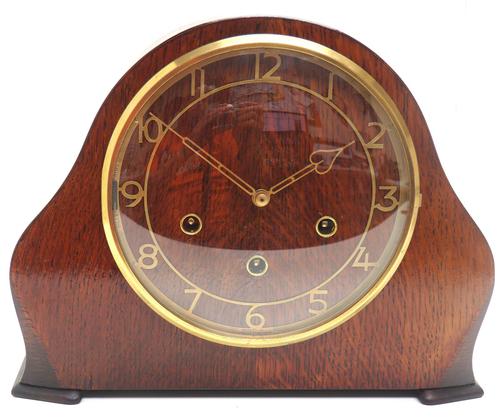 Wow! Fine Arched Top Art Deco Mantel Clock – Musical Westminster Chiming 8-day Mantle Clock (1 of 9)