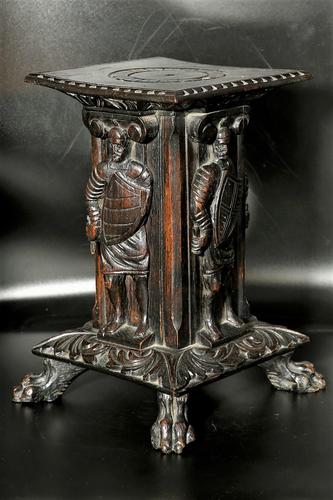 Late 19th Century Square Section Jacobean Style Stand (1 of 4) Late 19th Century Square Section Jacobean Style Stand (1 of 4)