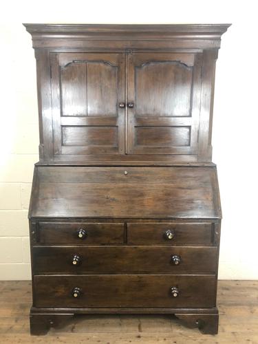 Antique 18th Century Welsh Oak Two Stage Bureau Cupboard (1 of 15)