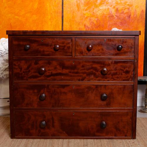 Cuban Mahogany Chest of Drawers 19th Century (1 of 14)