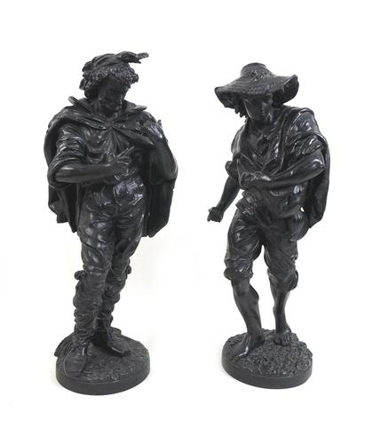 Two Early 20th Century Spelter Figures (1 of 11) Two Early 20th Century Spelter Figures (1 of 11)