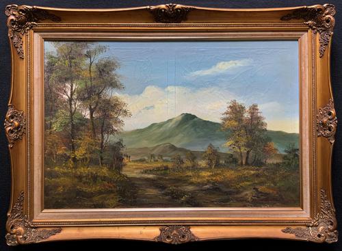 Large Early 20th Century Antique English Autumn Countryside Landscape Oil Painting (1 of 11) Large Early 20th Century Antique English Autumn Countryside Landscape Oil Painting (1 of 11)