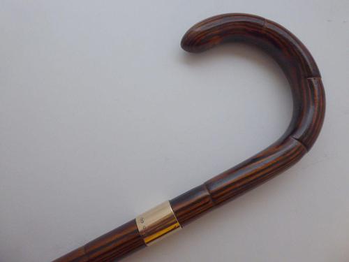 1947 Walking Stick Cane Hallmarked Solid Silver Pommel Acacia Wood Shaft (1 of 11) 1947 Walking Stick Cane Hallmarked Solid Silver Pommel Acacia Wood Shaft (1 of 11)