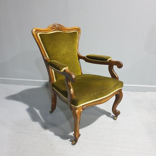 Fabulous Rosewood Library Chair (1 of 9)