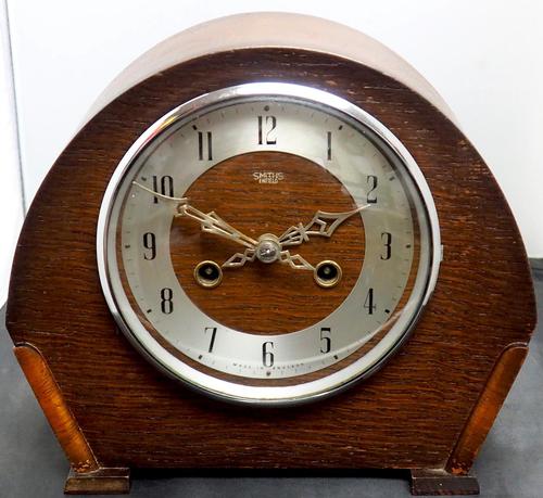 Fine Oak 8 Day Striking Mantel Clock by Smiths Enfield (1 of 8) Fine Oak 8 Day Striking Mantel Clock by Smiths Enfield (1 of 8)