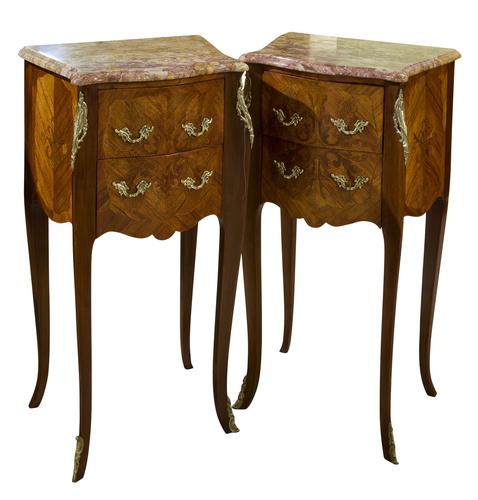 French Kingwood Bedside Cabinets (1 of 8) French Kingwood Bedside Cabinets (1 of 8)