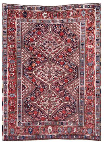 Antique Khamseh Rug (1 of 10) Antique Khamseh Rug (1 of 10)