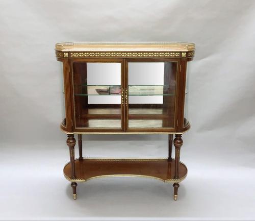 American Mahogany Glazed Display Cabinet (1 of 7)