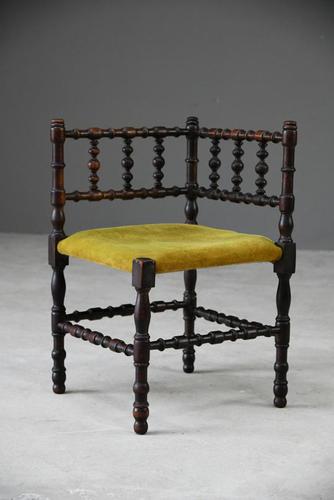 Arts & Crafts Bobbin Corner Chair (1 of 9)