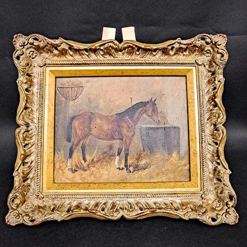 Oil on Canvas of a Chesnut Mare (1 of 4) Oil on Canvas of a Chesnut Mare (1 of 4)