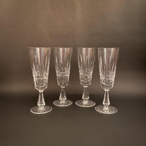 Four Waterford 'Rosslare' Champagne Flutes (1 of 1) Four Waterford 'Rosslare' Champagne Flutes (1 of 1)