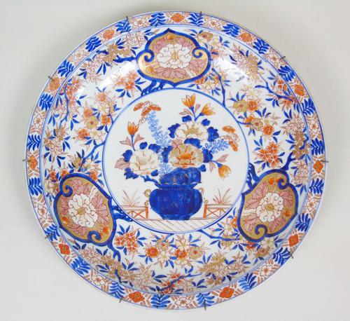 Good Antique Japanese Imari Meiji Charger (1 of 8)