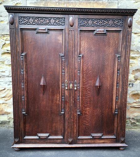 Oak Double Door Fitted Wardrobe (1 of 13)