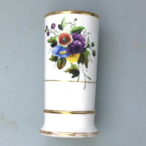 Regency Spode Porcelain Hand Painted Spill Vase Pat 1943 c.1810 (1 of 5)