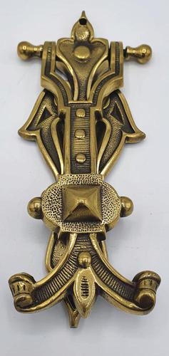 Good Quality Original Late 19th Century Brass Door Knocker (1 of 2)