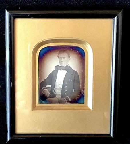 Antique Degueratype of Fed K Woolcombe RN HMS Styx (1 of 3) Antique Degueratype of Fed K Woolcombe RN HMS Styx (1 of 3)