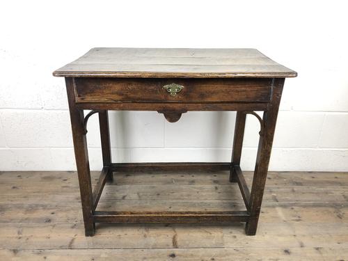 18th Century Oak Side Table (1 of 14)