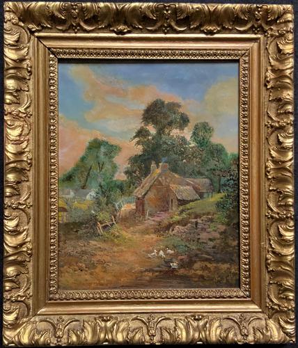 Original 19th Century British Farmland Countryside Landscape Oil Painting (1 of 11) Original 19th Century British Farmland Countryside Landscape Oil Painting (1 of 11)