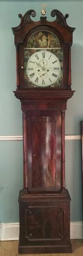 19th Century Mahogany Longcase Clock (1 of 9)