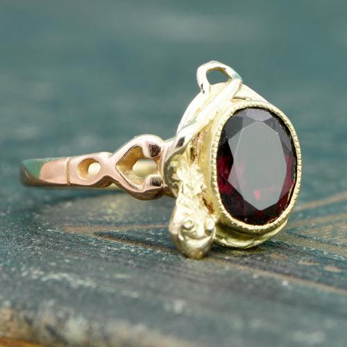 The Vintage Serpent & Garnet Ring (1 of 7)