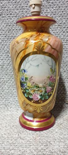 French Porcelain Lamp Base (1 of 3) French Porcelain Lamp Base (1 of 3)