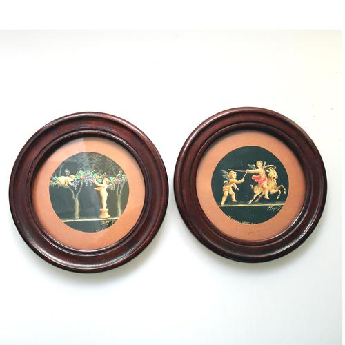 Rago Gulmi - Fine Pair Grand Tour Pompei Souvenir Watercolours & Gouache Pictures 20th Century (1 of 10) Rago Gulmi - Fine Pair Grand Tour Pompei Souvenir Watercolours & Gouache Pictures 20th Century (1 of 10)