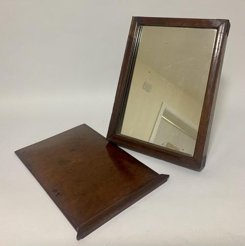 Antique Mahogany Campaign Travelling Mirror (1 of 17)