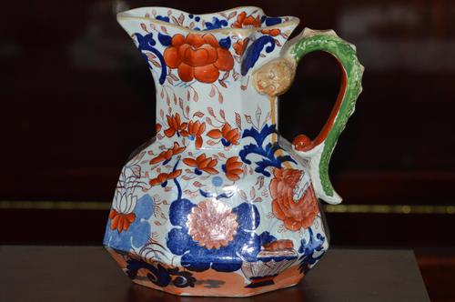 Large & Heavy 19th Century Masons Ironstone Hydra Jug or Pitcher (1 of 12)