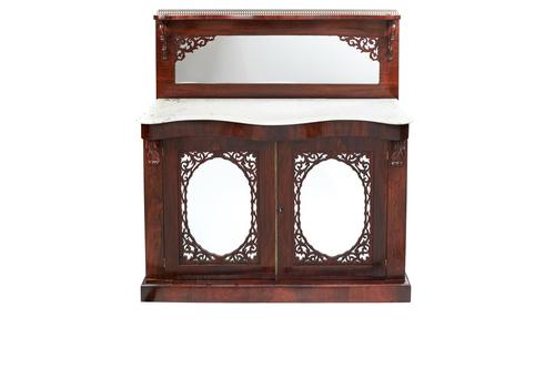 Early Victorian Rosewood marble top chiffonier, (1 of 7) Early Victorian Rosewood marble top chiffonier, (1 of 7)