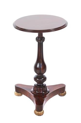 Late Regency Rosewood & Carved Lamp / Wine Table (1 of 5)