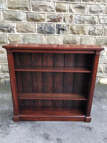 Antique Mahogany Open Library Bookcase (1 of 9)