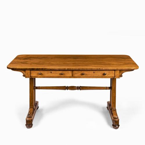 Late Regency Rosewood End Support Table Gillows or Holland & Sons (1 of 8)