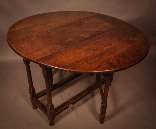 17th Century Gate Leg Dining Table (1 of 8)