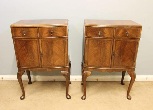 Pair of Antique Walnut Bedside Cabinets (1 of 12) Pair of Antique Walnut Bedside Cabinets (1 of 12)
