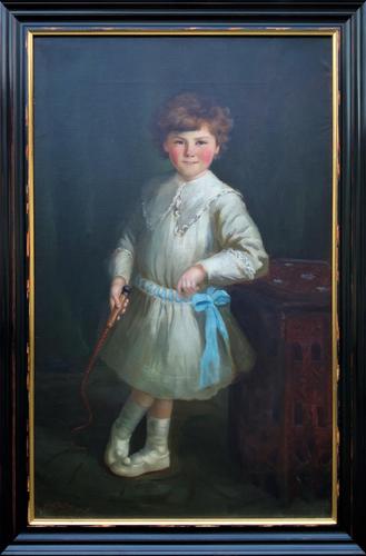 Gilbert Baldry (1876-1928) A Large Exceptional Edwardian Oil Portrait Painting (1 of 14) Gilbert Baldry (1876-1928) A Large Exceptional Edwardian Oil Portrait Painting (1 of 14)