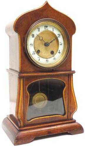 Fantastic Art Nouveau Mantle Clock Tulip Floral Inlay 8 Day Mantle Clock (1 of 10) Fantastic Art Nouveau Mantle Clock Tulip Floral Inlay 8 Day Mantle Clock (1 of 10)