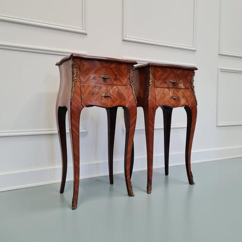 French Kingwood Bedside Tables c.1930 (1 of 6) French Kingwood Bedside Tables c.1930 (1 of 6)