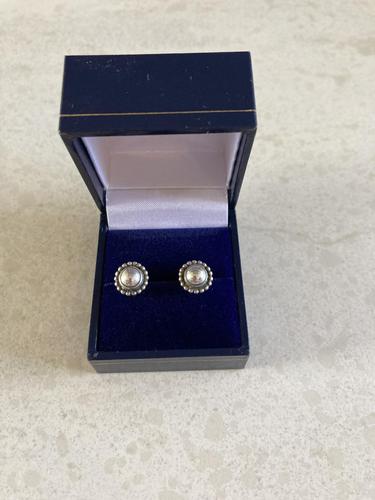 Georg Jensen Danish Silver Earrings (1 of 4)