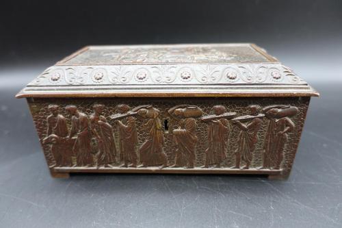 Beautifully Cast Late 19th Century Continental Bronze Jewellery Box (1 of 6) Beautifully Cast Late 19th Century Continental Bronze Jewellery Box (1 of 6)