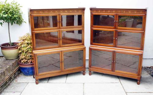 Pair of art deco minty sectional bookcases (1 of 14)