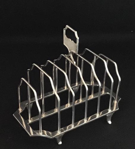 Victorian Silver Plated 7 Bar Toast Rack. (1 of 4) Victorian Silver Plated 7 Bar Toast Rack. (1 of 4)