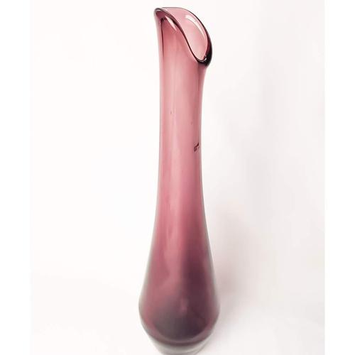 Plum Coloured Bottle Glass Vase (1 of 6) Plum Coloured Bottle Glass Vase (1 of 6)