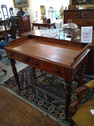 Victorian Galleried Writing Table (1 of 3) Victorian Galleried Writing Table (1 of 3)
