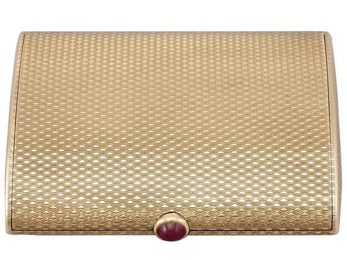 9ct Yellow Gold & 0.86ct Ruby Compact by Boucheron - Vintage 1964 (1 of 18) 9ct Yellow Gold & 0.86ct Ruby Compact by Boucheron - Vintage 1964 (1 of 18)