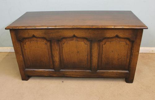 Oak Blanket Chest Coffer (1 of 9) Oak Blanket Chest Coffer (1 of 9)