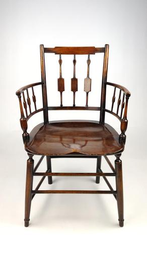 An Unusual 19th Century Country Armchair (1 of 9) An Unusual 19th Century Country Armchair (1 of 9)
