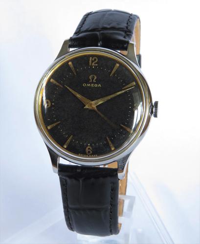 Gents Omega ‘honeycomb Dial’ Wrist Watch, 1954 (1 of 5)