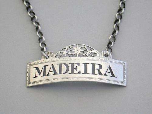 George III Silver Wine Label 'Madeira' by Phipps & Robinson, London, 1791 (1 of 6) George III Silver Wine Label 'Madeira' by Phipps & Robinson, London, 1791 (1 of 6)